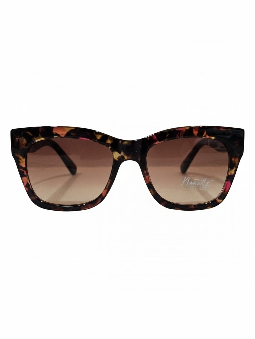 Nanette Lepore Women's Tortoiseshell Sunglasses - Brown Gradient Lenses, New - Picture 3 of 8